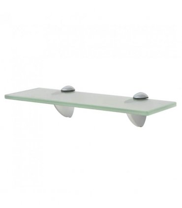 vidaXL Floating Shelves 2 pcs Glass 30x20 cm 8 mm — Colour: white, Size: 30 x 20 cm