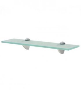 vidaXL Floating Shelf Glass 40x20 cm 8 mm — Colour: transparent, Size: 40 x 20 cm