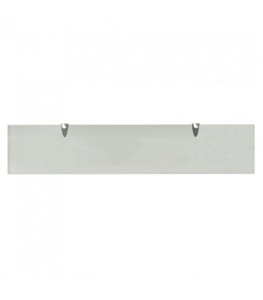 vidaXL Floating Shelf Glass 100x20 cm 8 mm — Colour: white, Size: 100 x 20 cm