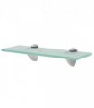 vidaXL Floating Shelf Glass 30x20 cm 8 mm — Colour: transparent, Size: 30 x 20 cm