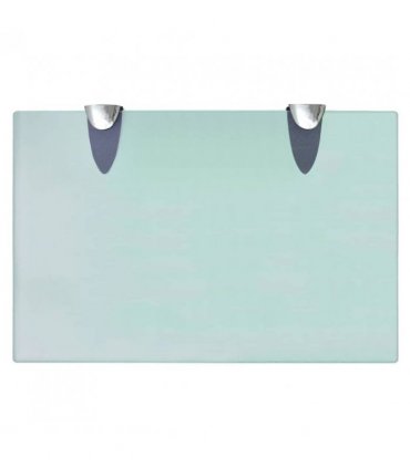 vidaXL Floating Shelf Glass 30x20 cm 8 mm — Colour: transparent, Size: 30 x 20 cm