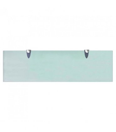 vidaXL Floating Shelves 2 pcs Glass 70x20 cm 8 mm — Colour: transparent, Size: 70 x 20 cm