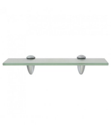 vidaXL Floating Shelf Glass 30x20 cm 8 mm — Colour: white, Size: 30 x 20 cm
