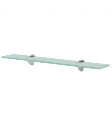 vidaXL Floating Shelf Glass 60x20 cm 8 mm — Colour: transparent, Size: 60 x 20 cm