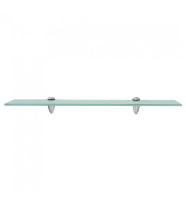 vidaXL Floating Shelf Glass 60x20 cm 8 mm — Colour: transparent, Size: 60 x 20 cm