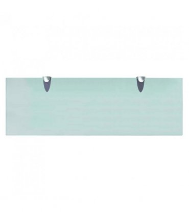 vidaXL Floating Shelf Glass 60x20 cm 8 mm — Colour: transparent, Size: 60 x 20 cm