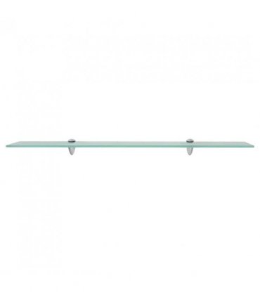 vidaXL Floating Shelves 2 pcs Glass 90x20 cm 8 mm — Colour: transparent, Size: 90 x 20 cm