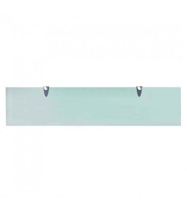 vidaXL Floating Shelves 2 pcs Glass 90x20 cm 8 mm — Colour: transparent, Size: 90 x 20 cm