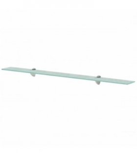 vidaXL Floating Shelf Glass 100x20 cm 8 mm — Colour: transparent, Size: 100 x 20 cm