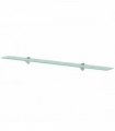 vidaXL Floating Shelf Glass 100x20 cm 8 mm — Colour: transparent, Size: 100 x 20 cm