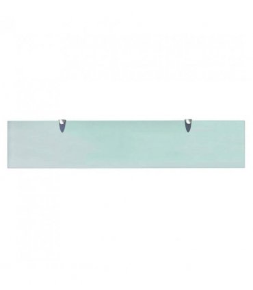 vidaXL Floating Shelf Glass 100x20 cm 8 mm — Colour: transparent, Size: 100 x 20 cm
