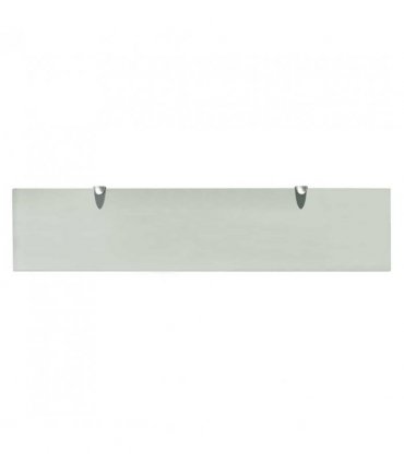 vidaXL Floating Shelf Glass 90x20 cm 8 mm — Colour: white, Size: 90 x 20 cm