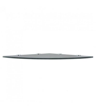 vidaXL Corner Shelf | Set of 2 | Black | Tempered glass | 45 x 45 cm