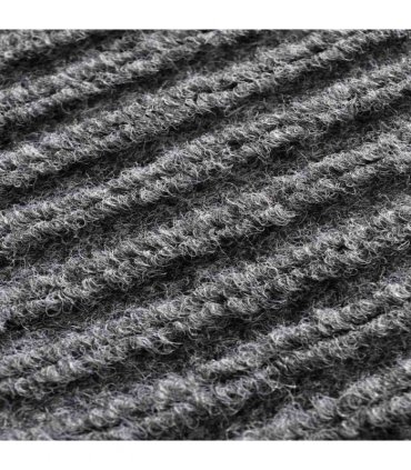 vidaXL PVC Door Mats 2 pcs Grey 90x60 cm