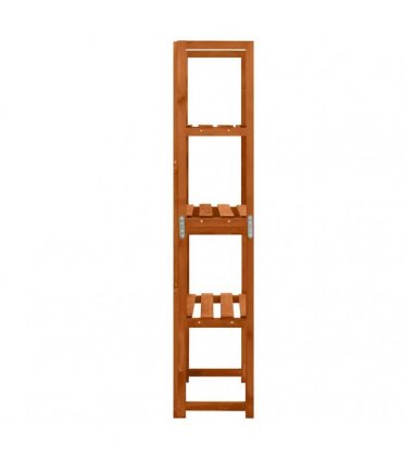vidaXL Trellis with Shelves 55x30x140 cm Solid Fir Wood — Colour: brown