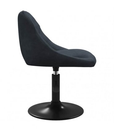 vidaXL Swivel Dining Chairs 2 pcs Dark Grey Velvet