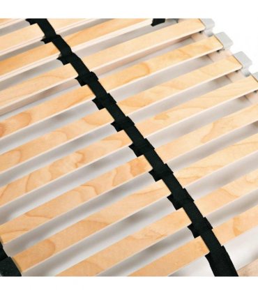 vidaXL Bed Slatted Base | Light brown, beige — Size: 80 x 200 cm, Model: fixed