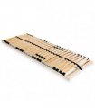 vidaXL Bed Slatted Base | Natural Beechwood | Solid beechwood frame, birch slats — Size: 70 x 200 cm, Model: fixed