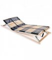 vidaXL Slatted Bed Base without Mattress with 42 Slats 7 Zones 90x200 c — Size: 90 x 200 cm, Model: headrest & footrest (manual)