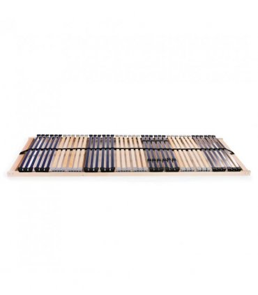 vidaXL Bed Base | Beechwood, Birch | Solid beechwood frame, Birch slats — Size: 90 x 200 cm, Model: fixed