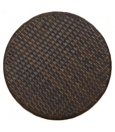 vidaXL Tea Table Brown 45 cm Poly Rattan