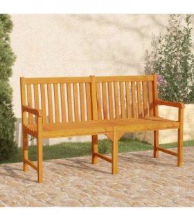 vidaXL Garden benches 1-Seater 150 x 55.5 x 90 cm Solid Acacia Wood