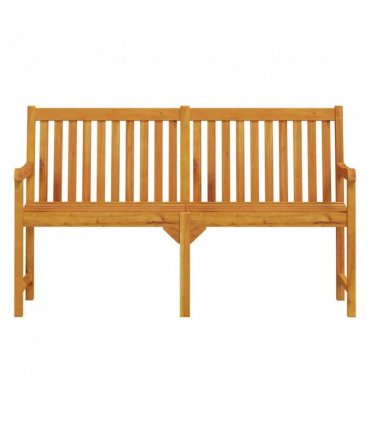 vidaXL Garden benches 1-Seater 150 x 55.5 x 90 cm Solid Acacia Wood