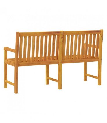 vidaXL Garden benches 1-Seater 150 x 55.5 x 90 cm Solid Acacia Wood