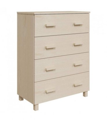 vidaXL Sideboard HAMAR Honey Brown 79x40x103.5 cm Solid Wood Pine