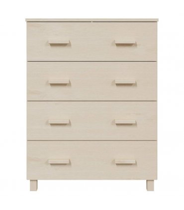 vidaXL Sideboard HAMAR Honey Brown 79x40x103.5 cm Solid Wood Pine