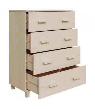 vidaXL Sideboard HAMAR Honey Brown 79x40x103.5 cm Solid Wood Pine