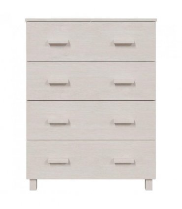vidaXL Sideboard HAMAR White 79x40x103.5 cm Solid Wood Pine