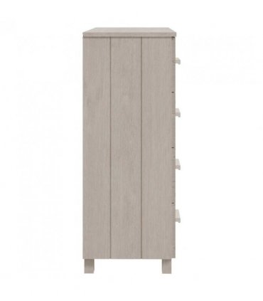 vidaXL Sideboard HAMAR White 79x40x103.5 cm Solid Wood Pine