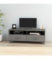 vidaXL TV Cabinet HAMAR Light Grey 106x40x40 cm Solid Wood Pine