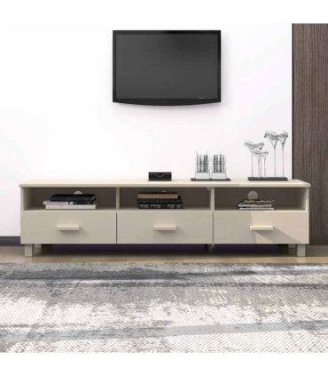 vidaXL TV Cabinet HAMAR Honey Brown 158x40x40 cm Solid Wood Pine