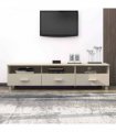 vidaXL TV Cabinet HAMAR Honey Brown 158x40x40 cm Solid Wood Pine