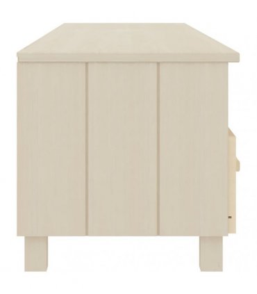 vidaXL TV Cabinet HAMAR Honey Brown 158x40x40 cm Solid Wood Pine