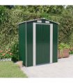 vidaXL Garden Shed Green 192x108x223 cm Galvanised Steel