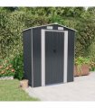 vidaXL Garden Shed Anthracite 192x108x223 cm Galvanised Steel