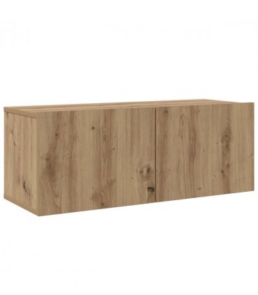 vidaXL TV Cabinet Set Wall-mounted 3 pcs Artisan Oak Engineered Wood — V0671953809