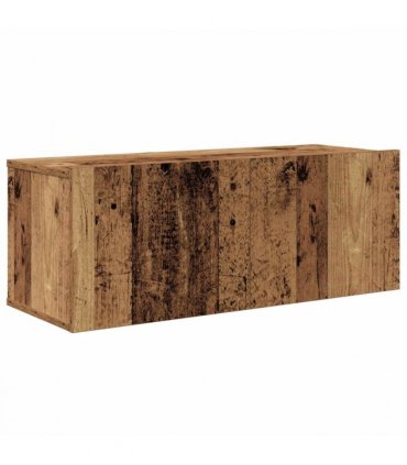 vidaXL TV Cabinet Set Wall-mounted 3 pcs Old Wood Engineered Wood — V0671953822