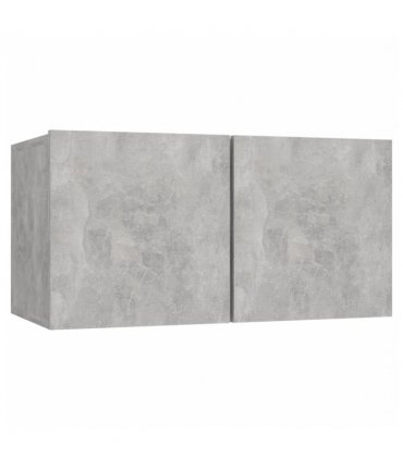 vidaXL 5 Piece TV Cabinet Set Concrete Grey Engineered Wood — V0671953855