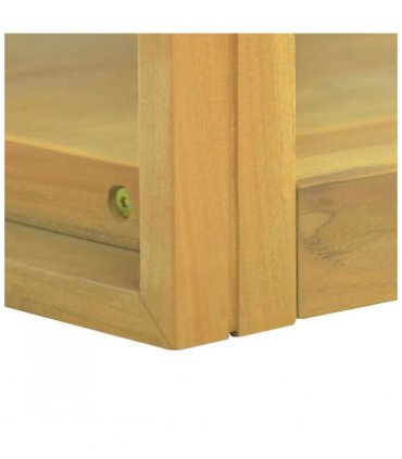 vidaXL Wall-mounted Bathroom Cabinet 90x45x35 cm Solid Wood Teak — Colour: brown, Size: 90 x 45 x 35 cm