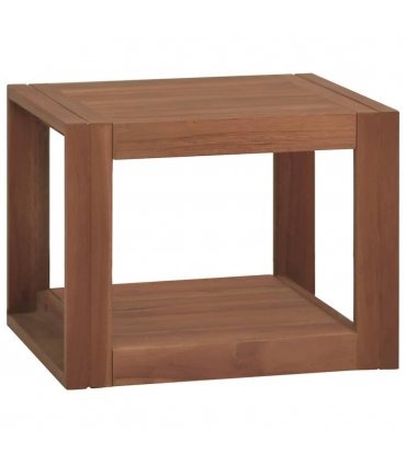 vidaXL Bathroom Cabinet 45x45x35 cm Solid Wood Teak — Colour: brown, Size: 45 x 45 x 35 cm