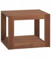 vidaXL Bathroom Cabinet 45x45x35 cm Solid Wood Teak — Colour: brown, Size: 45 x 45 x 35 cm