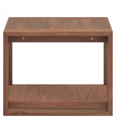 vidaXL Bathroom Cabinet 45x45x35 cm Solid Wood Teak — Colour: brown, Size: 45 x 45 x 35 cm