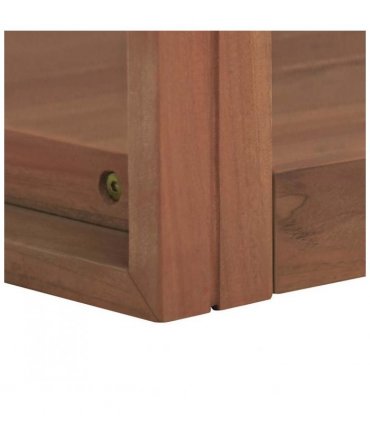 vidaXL Bathroom Cabinet 45x45x35 cm Solid Wood Teak — Colour: brown, Size: 45 x 45 x 35 cm