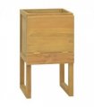 vidaXL Bathroom Cabinet 41x40x75 cm Solid Wood Teak — Size: 41 x 40 x 75 cm