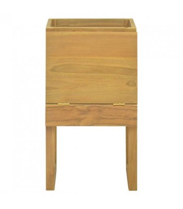 vidaXL Bathroom Cabinet 41x40x75 cm Solid Wood Teak — Size: 41 x 40 x 75 cm