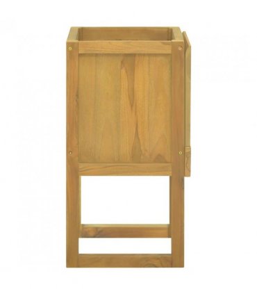 vidaXL Bathroom Cabinet 41x40x75 cm Solid Wood Teak — Size: 41 x 40 x 75 cm